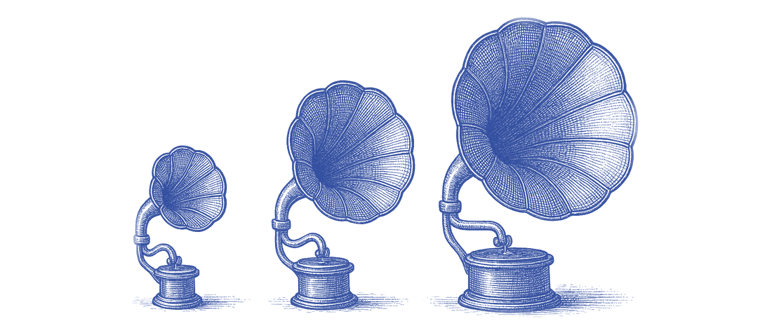 Three sizes of creator, three sizes of horn.